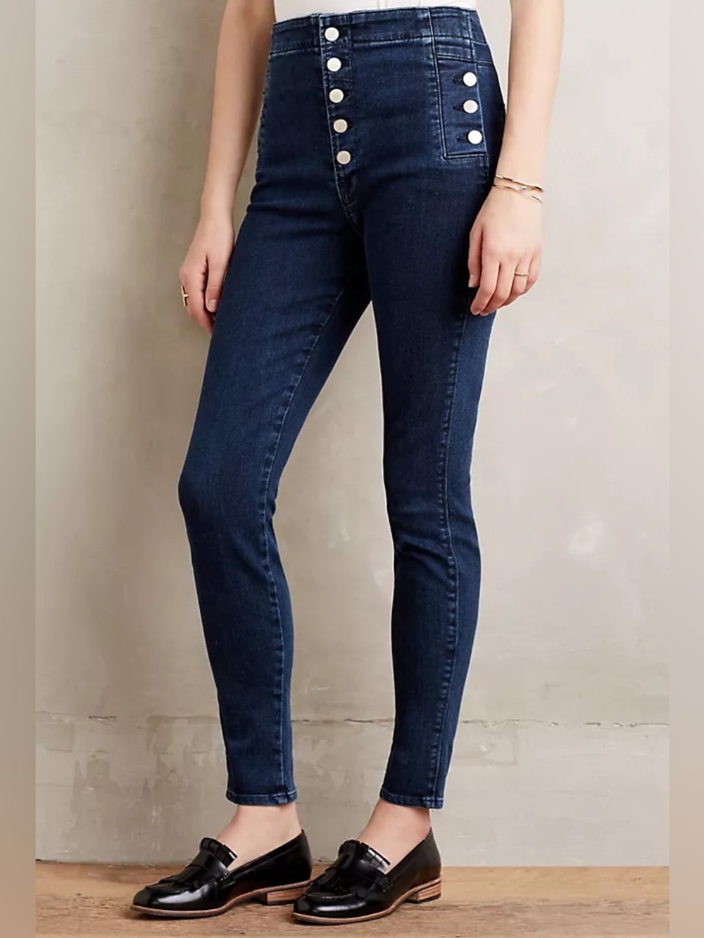 J Brand Natasha Sky High Skinny Jeans 32 NWT - Picture 4 of 16